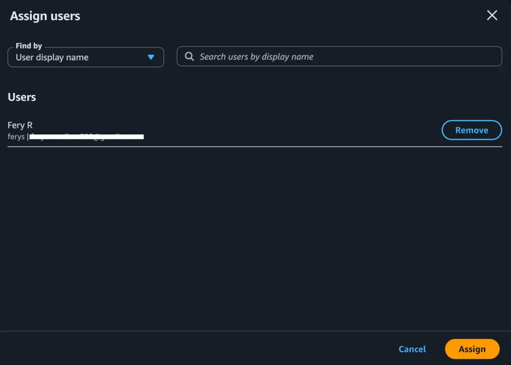 Adding users in Kiro console